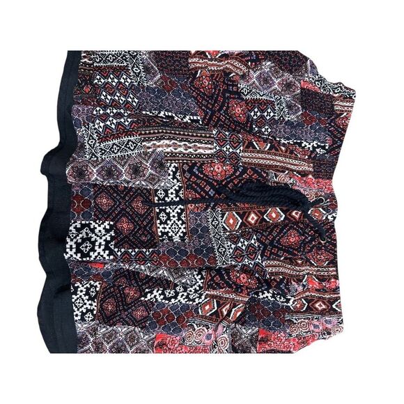 Forever 21 Women's Floral Patchwork Mini Skirt Multicolor Size M - Picture 2 of 3